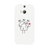 Mua Mua Mua-Right White Phone Case