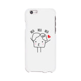 Mua Mua Mua-Right White Phone Case