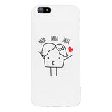 Mua Mua Mua-Right White Phone Case