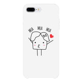 Mua Mua Mua-Right White Phone Case