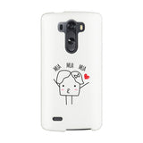 Mua Mua Mua-Right White Phone Case