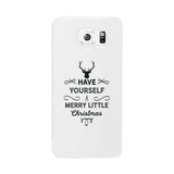Have Yourself A Merry Little Christmas White Phone Case