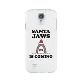 Santa Jaws Is Coming White Phone Case