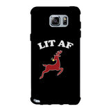 Lit Af Black Phone Case