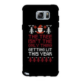 The Tree Is Not The Only Thing Getting Lit This Year Black Phone Case