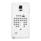 Pixel Game Santa And Rudolph White Phone Case