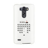 Pixel Game Santa And Rudolph White Phone Case