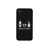 Never Forget Black Phone Case