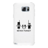 Never Forget White Phone Case