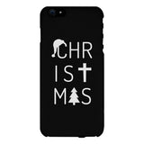 Christmas Letters Black Phone Case