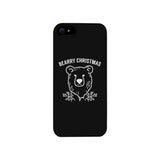 Bearry Christmas Bear Black Phone Case