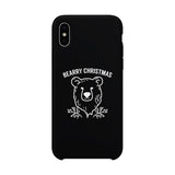 Bearry Christmas Bear Black Phone Case