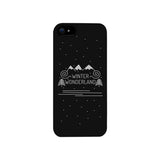 Winter Wonderland Black Phone Case