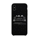 Winter Wonderland Black Phone Case