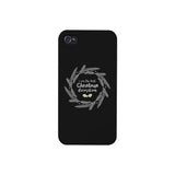 I Am The Best Christmas Decoration Wreath Black Phone Case