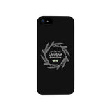 I Am The Best Christmas Decoration Wreath Black Phone Case