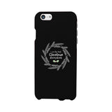 I Am The Best Christmas Decoration Wreath Black Phone Case