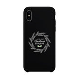 I Am The Best Christmas Decoration Wreath Black Phone Case