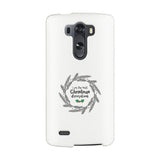 I Am The Best Christmas Decoration Wreath White Phone Case