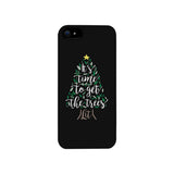 It's Time To Get The Trees Lit Black Phone Case