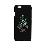 It's Time To Get The Trees Lit Black Phone Case