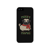 Merry Pugmas Pug Black Phone Case