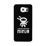 Cancer Fighting Ninja Black Phone Case
