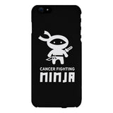 Cancer Fighting Ninja Black Phone Case