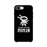 Cancer Fighting Ninja Black Phone Case