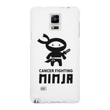 Cancer Fighting Ninja White Phone Case