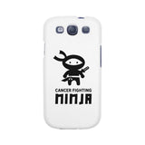 Cancer Fighting Ninja White Phone Case