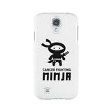 Cancer Fighting Ninja White Phone Case