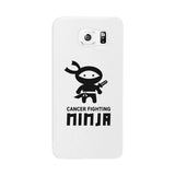 Cancer Fighting Ninja White Phone Case