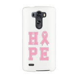 Hope Ribbon White Phone Case