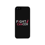 Fight Cancer I Can Black Phone Case