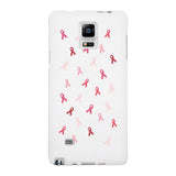 Breast Cancer Ribbon Pattern White Phone Case