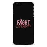 Fight Together Breast Cancer Awareness Black Phone Case