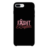 Fight Together Breast Cancer Awareness Black Phone Case