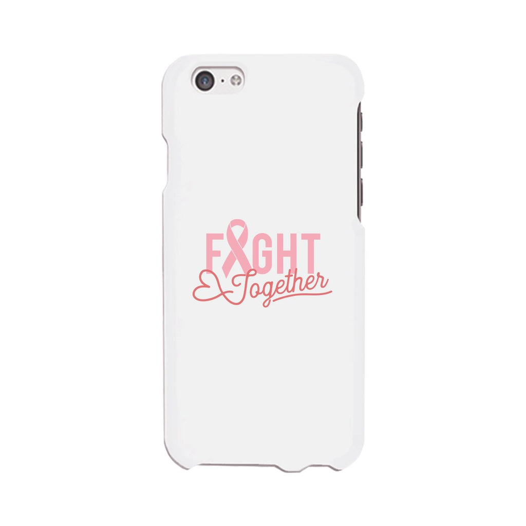 Fight Together Breast Cancer Awareness White Phone Case