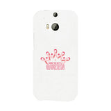 Won The Battle Queen Breast Cancer Awareness White Phone Case