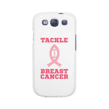 Tackle Breast Cancer Football White Phone Case
