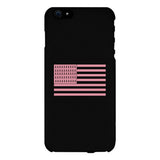 Breast Cancer Awareness Pink Flag Black Phone Case