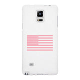 Breast Cancer Awareness Pink Flag White Phone Case