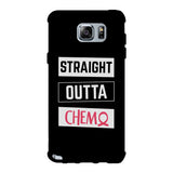 Straight Outta Chemo Breast Cancer Black Phone Case