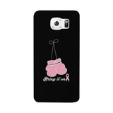 Bring It On Breast Cancer Awareness Boxing Black Phone Case