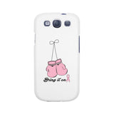 Bring It On Breast Cancer Awareness Boxing White Phone Case