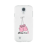 Bring It On Breast Cancer Awareness Boxing White Phone Case