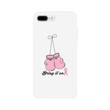 Bring It On Breast Cancer Awareness Boxing White Phone Case