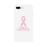 I You We Can-Cervive Breast Cancer White Phone Case