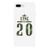 King Military Pattern Custom-Left White Phone Case